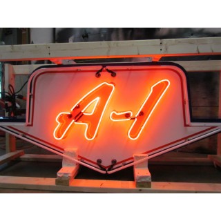 New Ford A-1 Animated Arrow Double-Sided Porcelain Neon Sign 6 FT W x 30"H